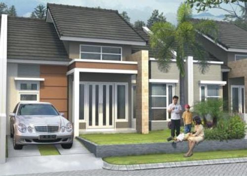 foto tampak rumah tipe CALISTA perumahan DE CASSABLANCA RESIDENCE