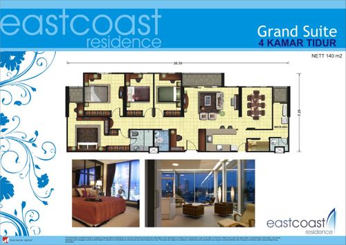 foto tampak rumah tipe 4BR perumahan EASTCOAST RESIDENCE PAKUWON CITY