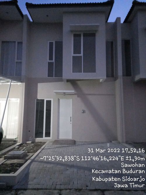 foto tampak rumah tipe 47.2 perumahan Newtown Park