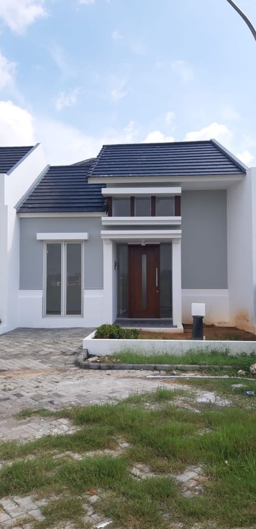 foto tampak rumah tipe 45b perumahan Graha Sinar Mentari