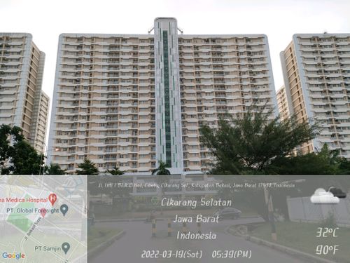 foto gerbang perumahan APARTEMEN TRIVIUM