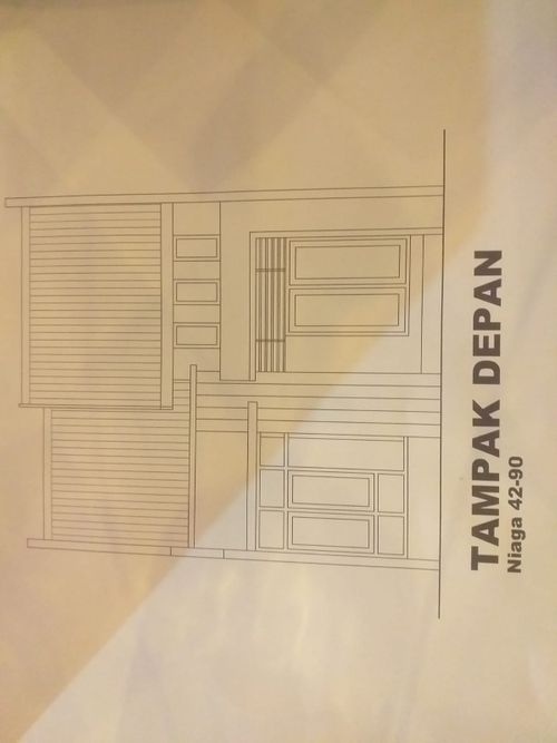 foto tampak rumah tipe NIAGA perumahan PURI SAFIRA REGENCY