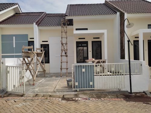 foto tampak rumah tipe 31/60 F1-141 perumahan PT ALAM MAHAMERU