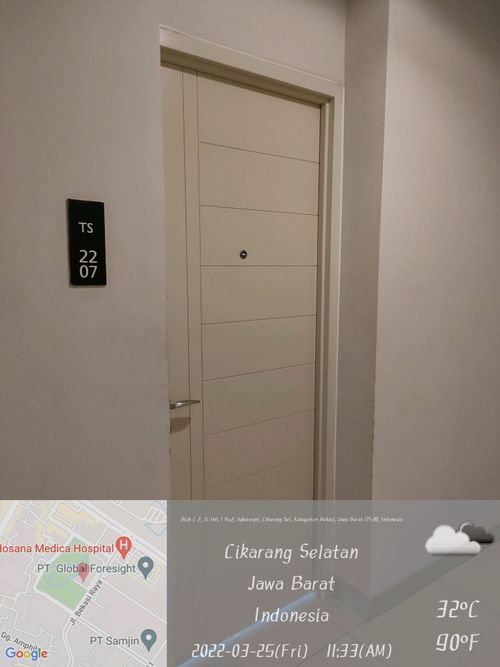 foto denah rumah tipe Trivium Terrace North perumahan APARTEMEN TRIVIUM