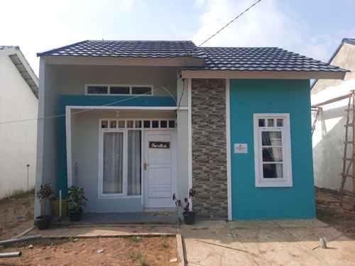 foto tampak rumah tipe 36 perumahan Perumahan Dwi Kencana Utama