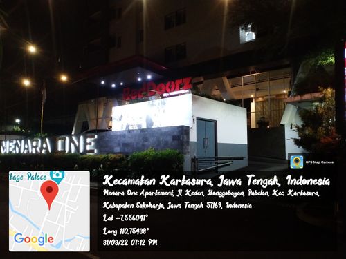 foto gerbang perumahan menara one