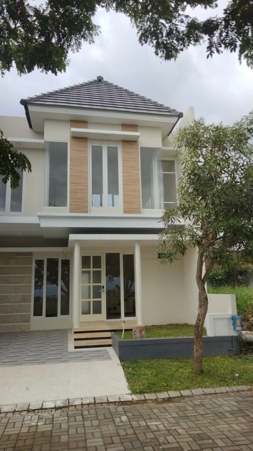 foto tampak rumah tipe 2 LT perumahan VILLA DIENG RESIDENCE