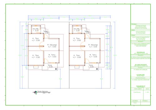 foto denah rumah tipe 36 perumahan Prabu Rifa Residence II tahap 2