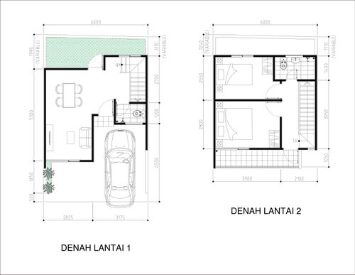 foto denah rumah tipe 4 perumahan KEBAGUSAN 67 RESIDENCE