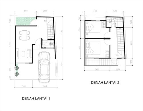 foto denah rumah tipe 6 perumahan KEBAGUSAN 67 RESIDENCE