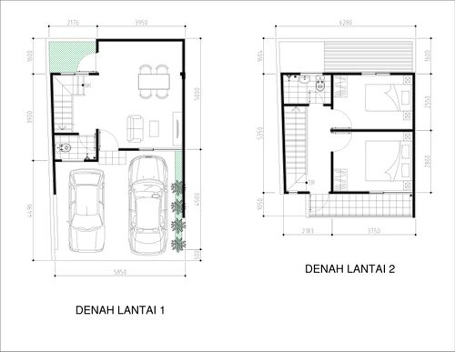 foto denah rumah tipe 8 perumahan KEBAGUSAN 67 RESIDENCE