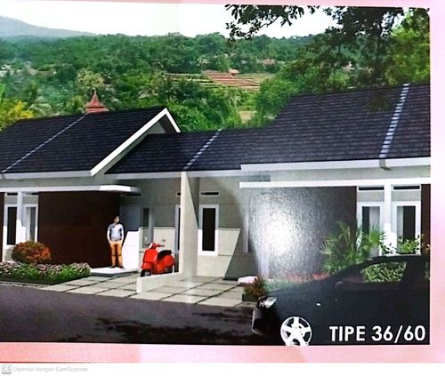 foto tampak rumah tipe JAMALI 2 perumahan Jamali Regency 2