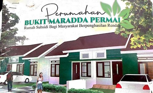 foto tampak rumah tipe 36/92 perumahan PERUMAHAN BUKIT MARADDA PERMAI