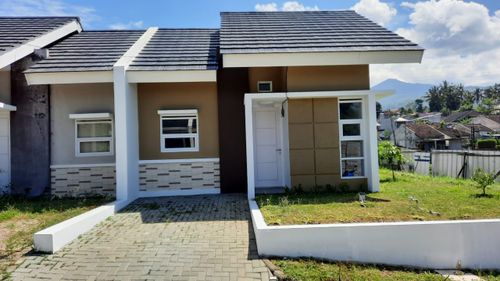 foto tampak rumah tipe 36/90 perumahan GREEN HARMONI RESIDENCE