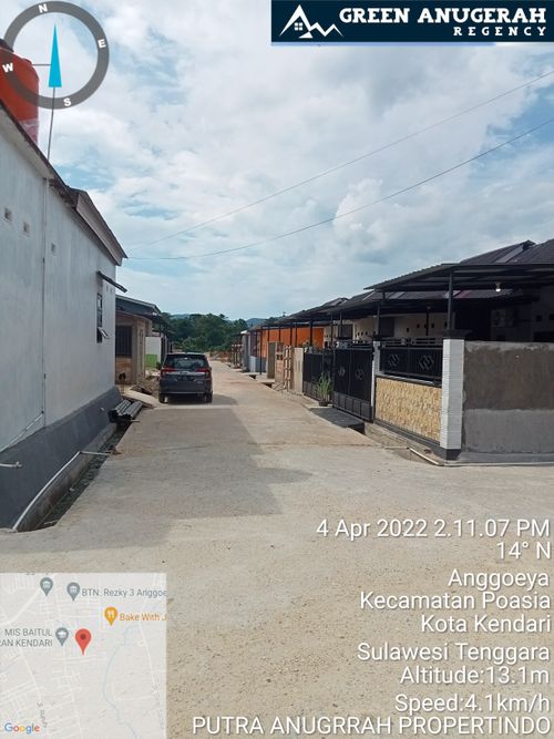 foto posisi tengah perumahan GREEN ANUGERAH REGENCY TAHAP 2