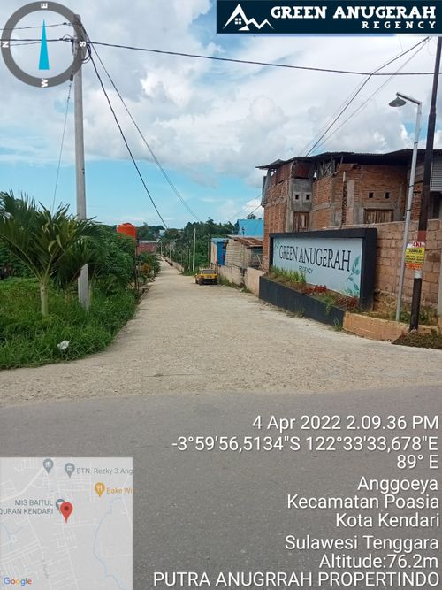 foto gerbang perumahan GREEN ANUGERAH REGENCY TAHAP 2