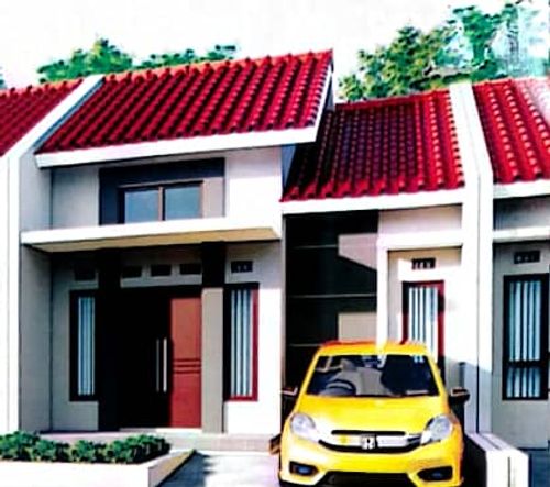 foto tampak rumah tipe 36/77 perumahan Kaliwareng Residence