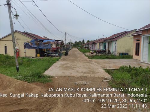 foto gerbang perumahan ERMINTA RESIDENCE 2 TAHAP 2