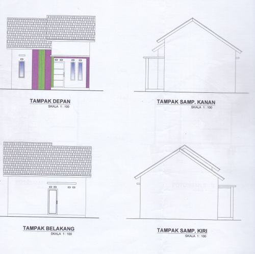 foto tampak rumah tipe 36 perumahan ERMINTA RESIDENCE 2 TAHAP 2