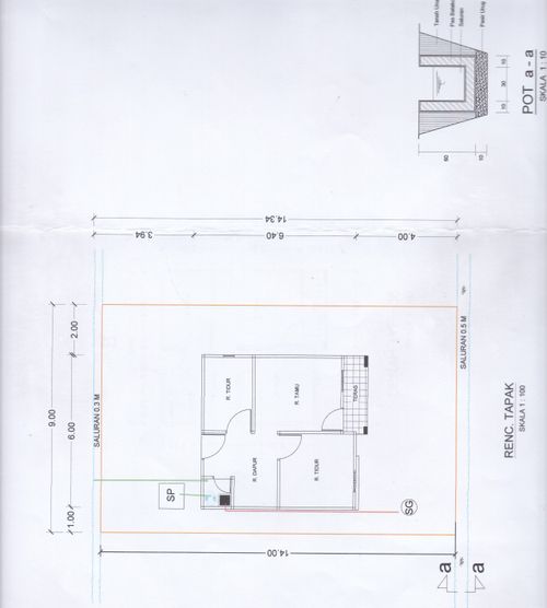 foto denah rumah tipe 36 perumahan ERMINTA RESIDENCE 2 TAHAP 2