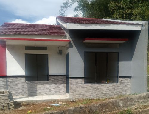 foto tampak rumah tipe 36 perumahan KAMANGTA BLESSING RESIDENCE