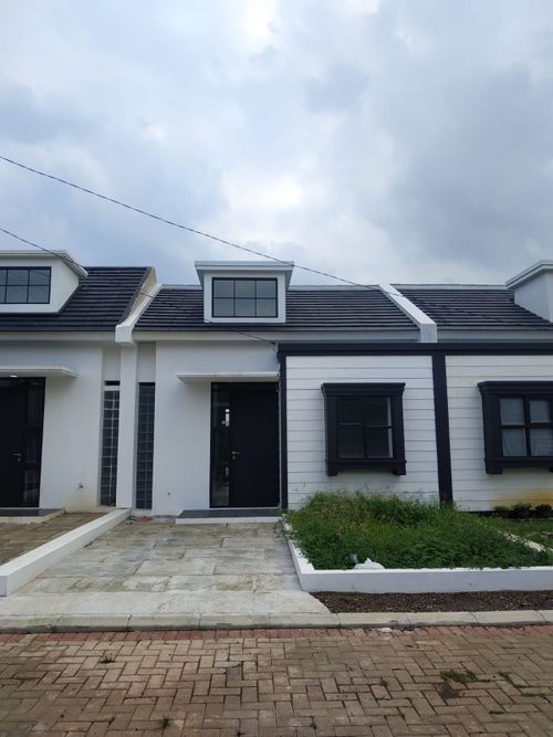 foto tampak rumah tipe 45 perumahan Qianna Residence