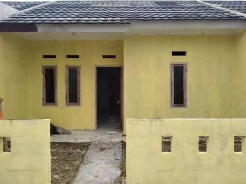 foto tampak rumah tipe 36/72 perumahan Kota Mutiara Lebak