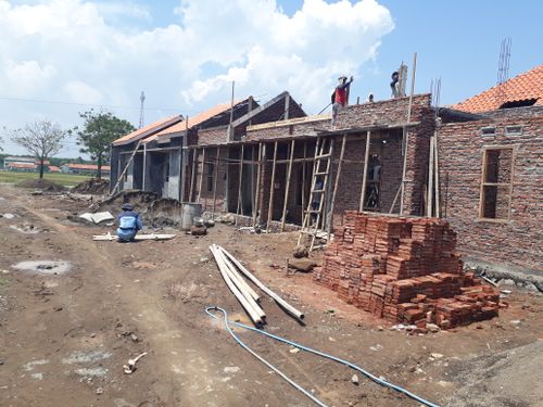 foto posisi tengah perumahan GRAHA ASRI 4 REJOSARI TAHAP 4