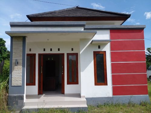 foto tampak rumah tipe 36/100 perumahan QUARTA TOYA SULANYAH