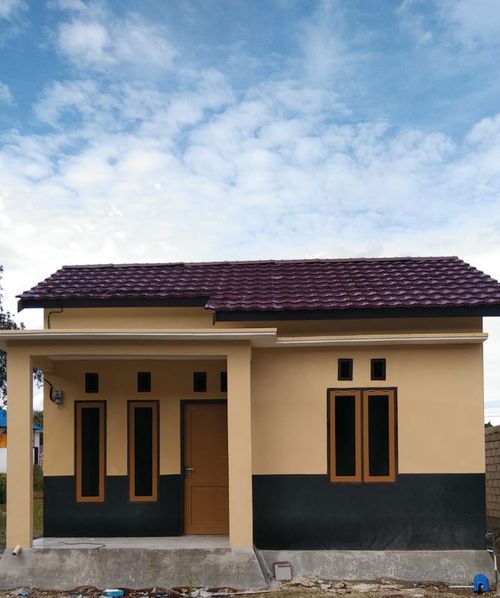 foto tampak rumah tipe 36 perumahan Bulungan permata indah