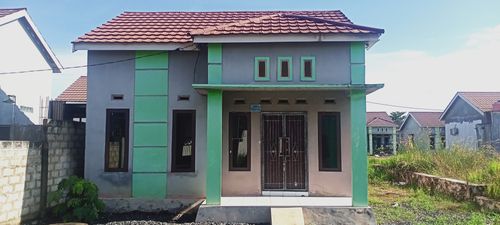 foto tampak rumah tipe 36 perumahan Mustika Griya Permai Blok Mutiara