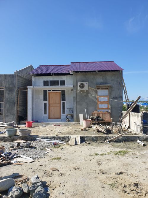 foto tampak rumah tipe 36 perumahan GREEN TONDO REGENCY