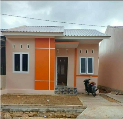 foto tampak rumah tipe 36 RS Plus perumahan Griya Hannah Asri Laban