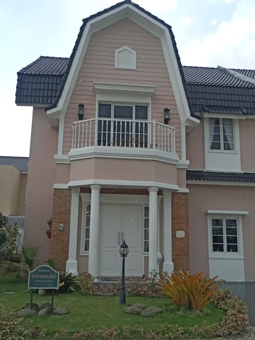 foto denah rumah tipe VOORBURG perumahan MEDAN RESORT CITY CLUSTER EINDHOVEN