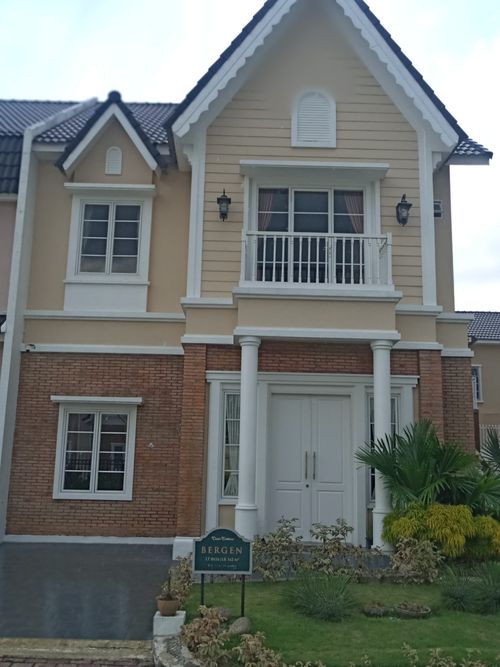 foto denah rumah tipe BERGEN perumahan MEDAN RESORT CITY CLUSTER EINDHOVEN