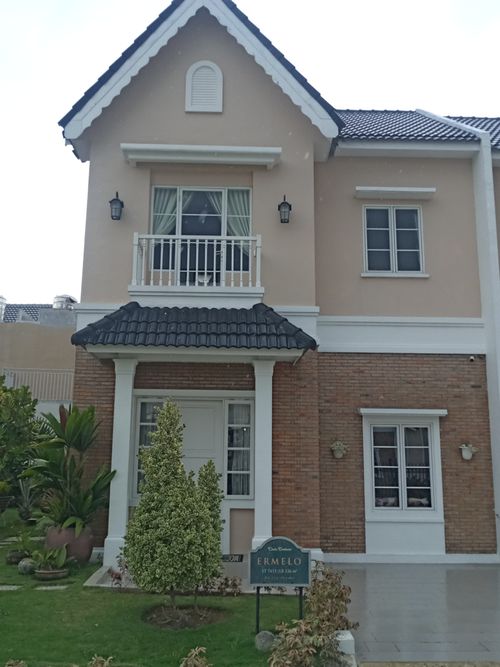 foto denah rumah tipe ERMELO perumahan MEDAN RESORT CITY CLUSTER EINDHOVEN