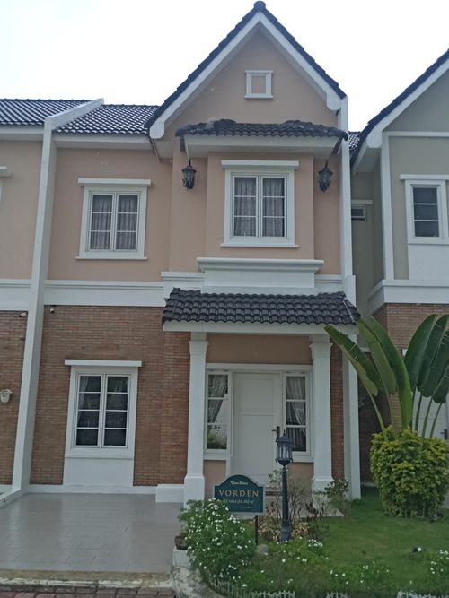 foto denah rumah tipe VORDEN perumahan MEDAN RESORT CITY CLUSTER EINDHOVEN