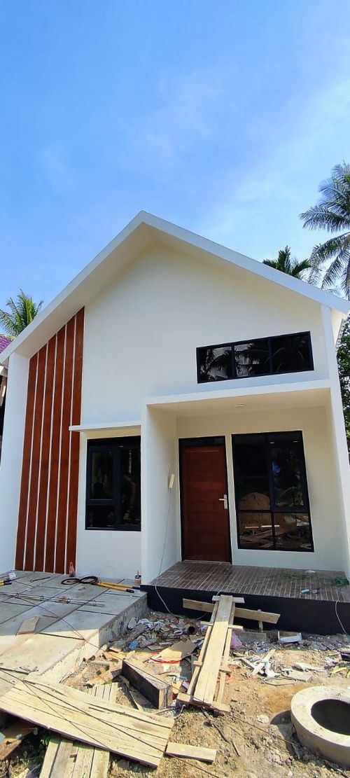 foto tampak rumah tipe 36 perumahan Gapura Residence