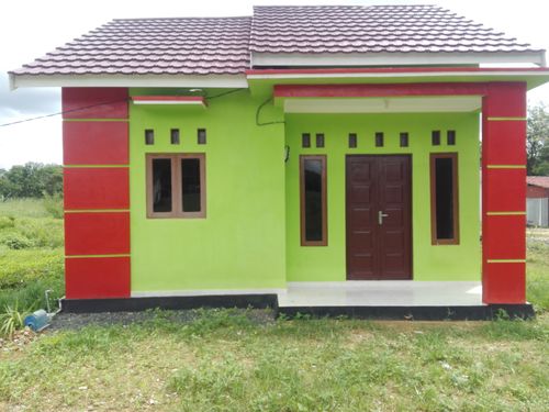 foto tampak rumah tipe 36 perumahan KOMPLEK PESONA CABI RAYA