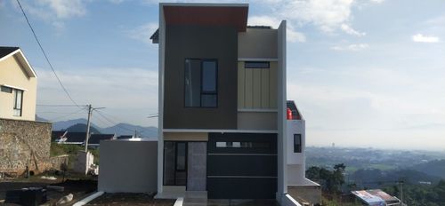 foto tampak rumah tipe 45 Compact (397) perumahan Bukit Sukanagara Resort