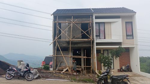 foto tampak rumah tipe 39 Compact (253) perumahan Bukit Sukanagara Resort