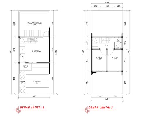 foto denah rumah tipe 39 Compact (253) perumahan Bukit Sukanagara Resort