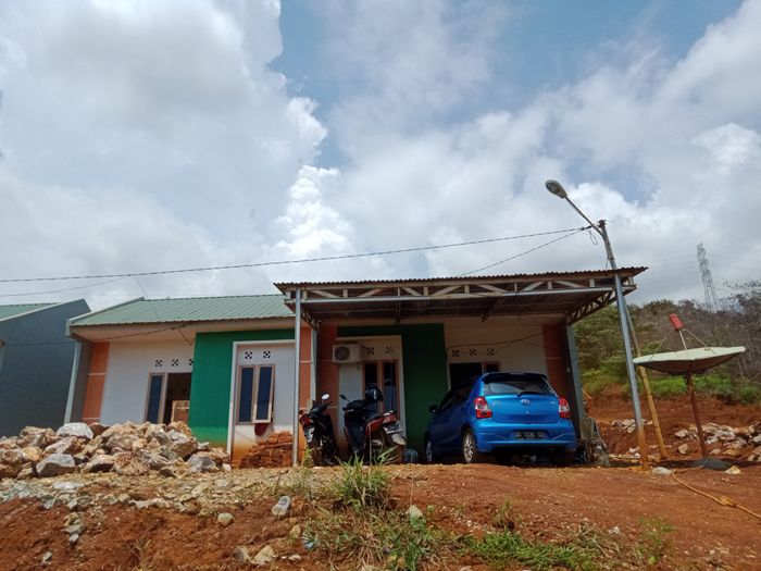 foto tampak rumah tipe 36/82 perumahan ZARINDAH PUNCAK RESIDENCE