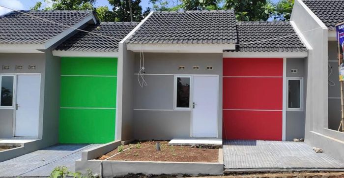 foto tampak rumah tipe 30/60 perumahan Marison Regency Tanjungsari