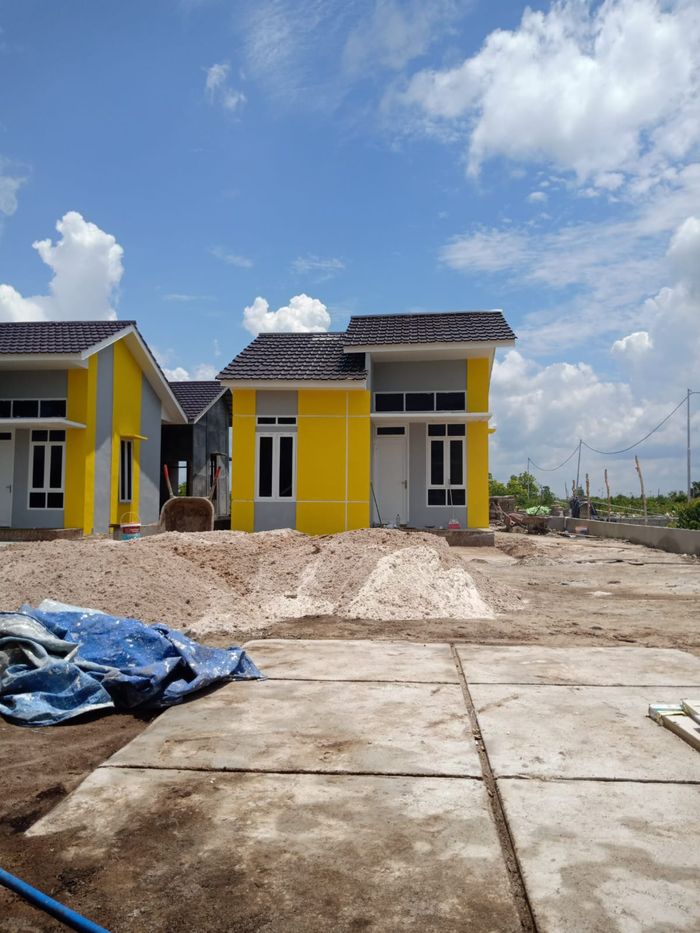 foto tampak rumah tipe 36 subsidi perumahan New Graha Pramuka Residence Lingkar Utara
