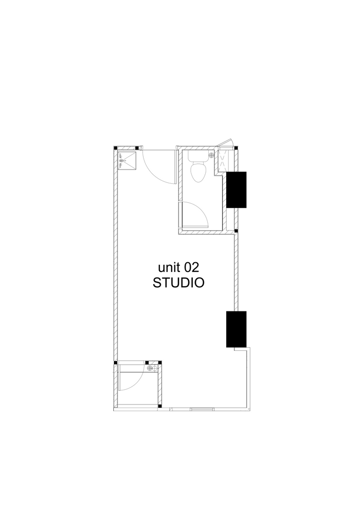 foto denah rumah tipe Studio - Tower Urban perumahan Urbantown Serpong