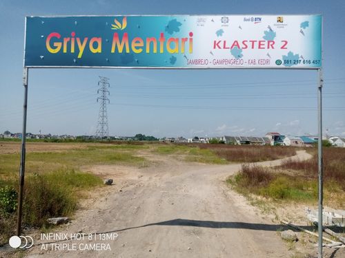 foto gerbang perumahan Griya Mentari Klaster 2