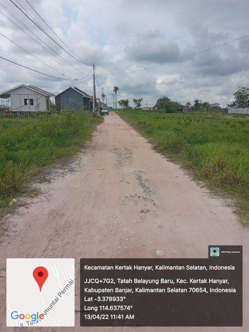 foto posisi tengah perumahan GHINA AMARA RESIDENCE TAHAP II