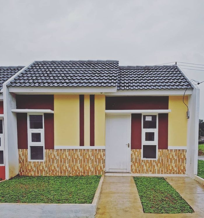 foto tampak rumah tipe Lavender Plus 80 perumahan DAEVA PERMAI