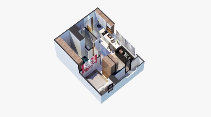 foto tampak rumah tipe 2 Bedroom 39 - Tower Milenia perumahan Urbantown Serpong